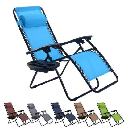 Picture of Zero-gravity chair with cup holder-WX-ZGC-96