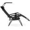 Picture of Garden sun beach pool zero gravity lounger with canopy