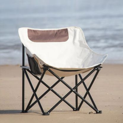 Picture of Outdoor camping foldable moon fishing chair
